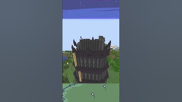 Eye of Sauron in Minecraft Timelapse - (aka Barad Dur from Lord of the Rings)