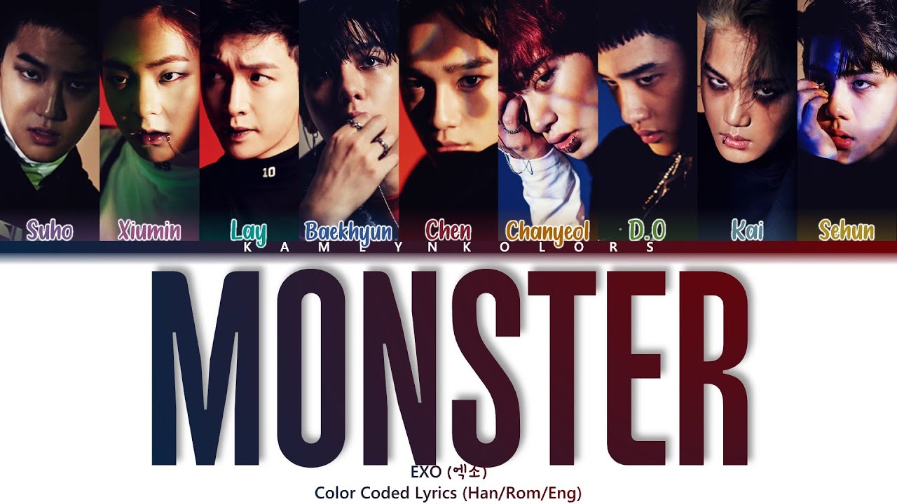 EXO (엑소) 'Monster' (Color Coded Lyrics Han|Rom|Eng) - YouTube