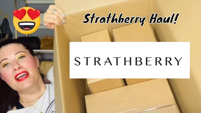 STRATHBERRY LANA OSETTE MIDI 索繩水桶袋(白色拼淺綠色/深橙色