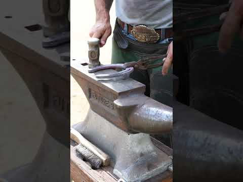 Farrier preparing the shoe #shorts  #farrier #satisfying #asmr