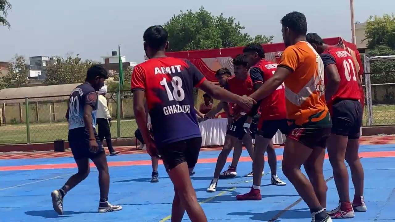 Ghazipur vs Gorakhpur part1 Azamgarh kabaddi live senior National champions 🏆 Azamgarh Live up India