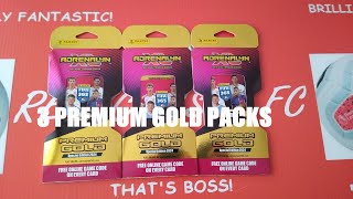 **NEW PREMIUM GOLD PACKS*** PANINI AXL FIFA365(2024) ***9 GOLD LIMITED EDITION CARDS + 3 PREMIUM***