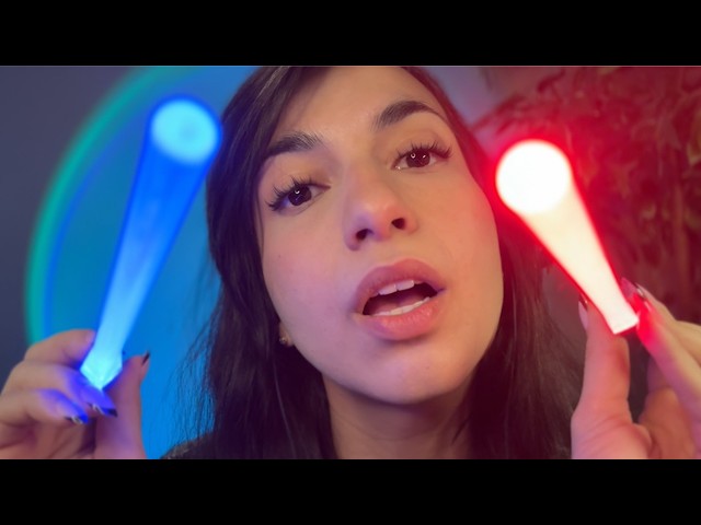 ASMR Tingly Light Triggers ✨ Clicky Mouth Sounds (Echo Tunnel + Face Tracing)