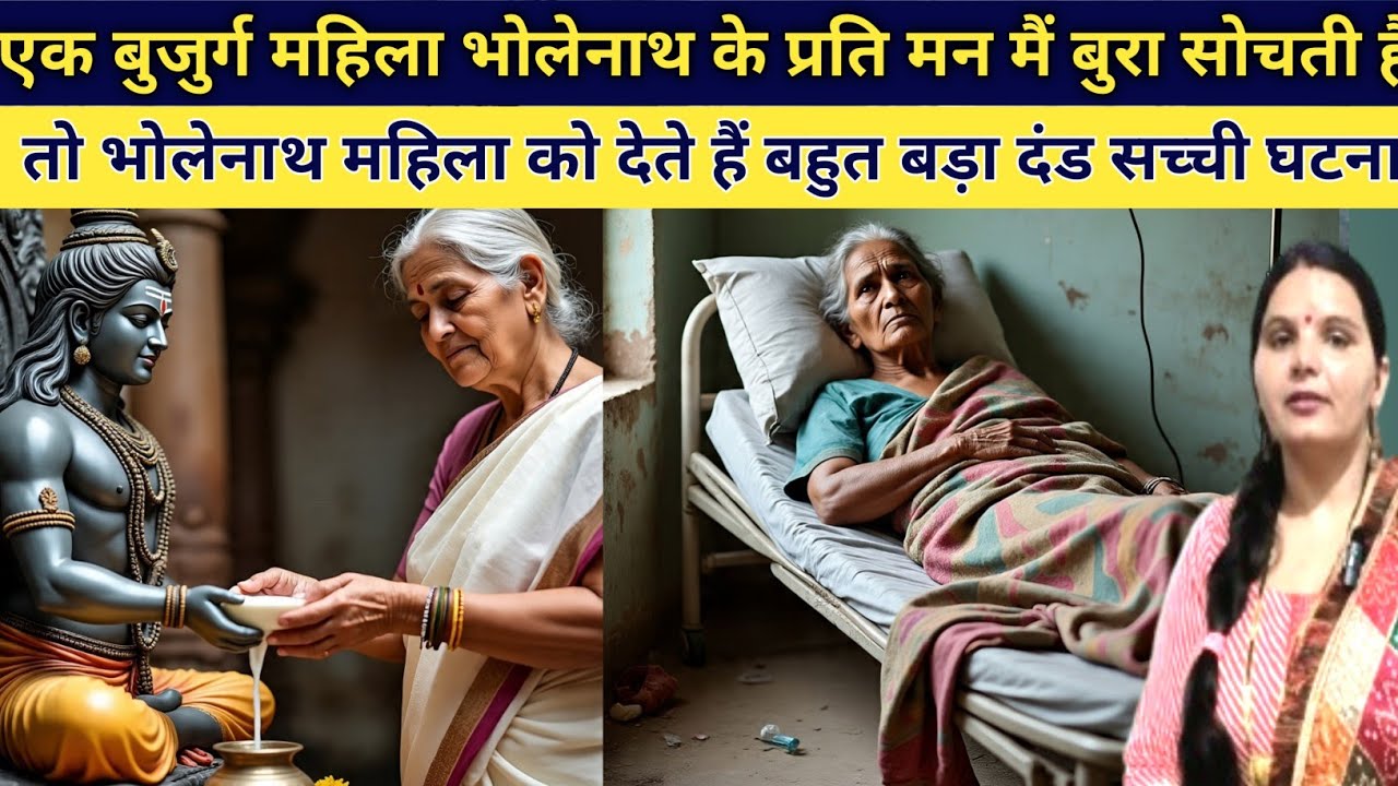 महिला ने मन में बुरा सोचा तो भोलेनाथ ने दिया बहुत बड़ा दंड भोलेनाथ ने कहा कर्मों का फल तो भोगना ही s
