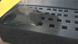 cutting machinable wax for a casting mold, and using clear silicone rubber