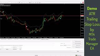 Trailing Stop Loss by ATR on MT4 Trade Manager EA.