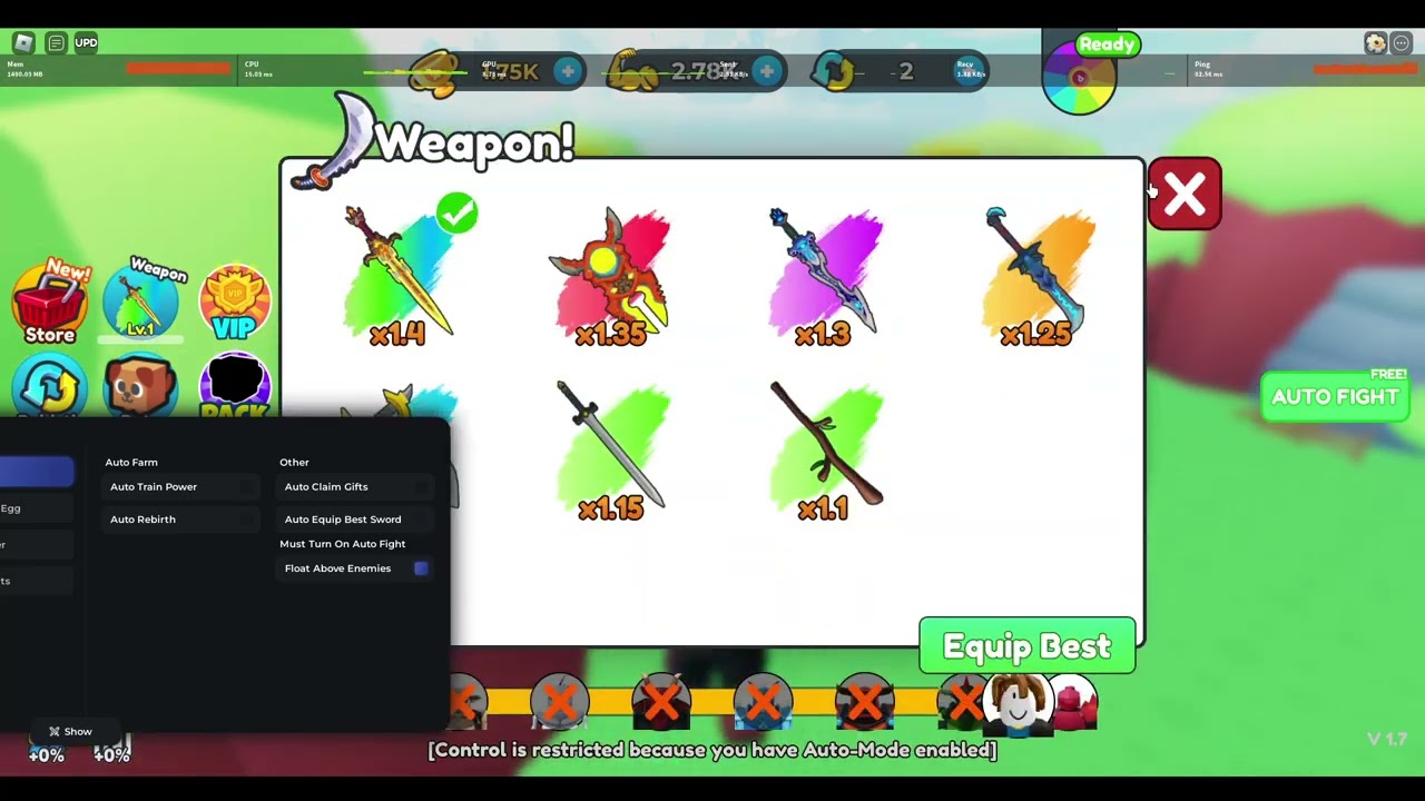 [⚔️] Reborn As Swordsman Script Auto Farm, Auto Train, Auto Float On Enemy And More | PASTEBIN 2024