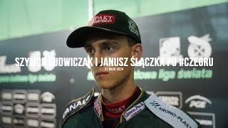 Szymon Ludwiczak i Janusz Ślączka po #CZEGRU