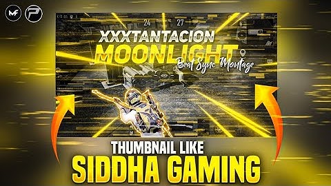 How To Make Thumbnail Like Siddha Gaming || Avi Gamerz|| Easy To Make On Android || @SiddhaGaming