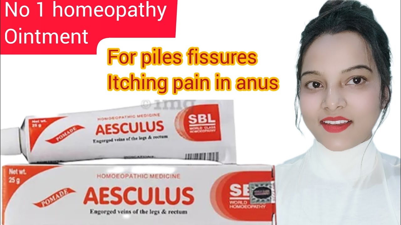 AESCULUC OINTMENT FOR PILESpain relief formulahomeopathy YouTube