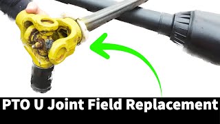 How To Replace a PTO U Joint  in the Field Without the Right Tools