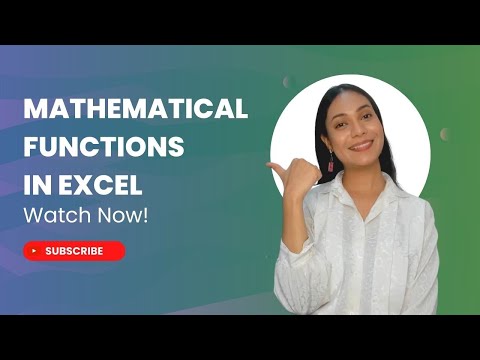 Mathematical Functions in Excel | Microsoft Excel For Beginners | Meritshot Tutorials