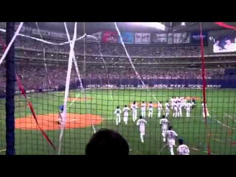 2011年セ・リーグクライマックスシリーズ　優勝シーン