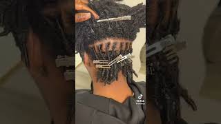 Retwist & Barrel twists #locs_18 #retwist  #shorts