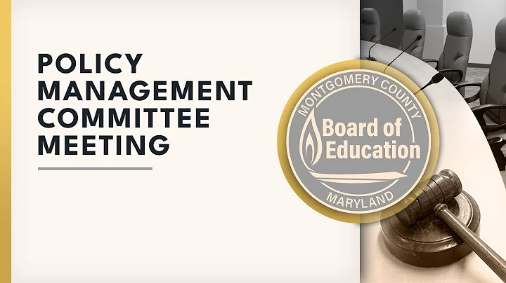 Board of Education - Policy Management Committee Meeting - 12/3/25