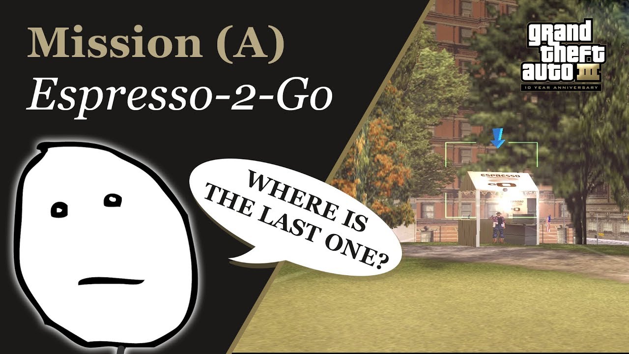 Гта 3 кофе на вынос карта ларьков
