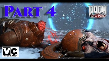 DOOM ETERNAL Walkthrough Gameplay Part 4 - Dead of Second Hell Priest - By Vitou Gamer.