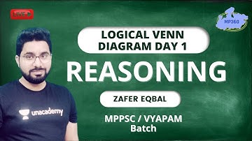 Logical Venn Diagram Day 1| MPPSC / VYAPAM 2020 | Zafer Eqbal