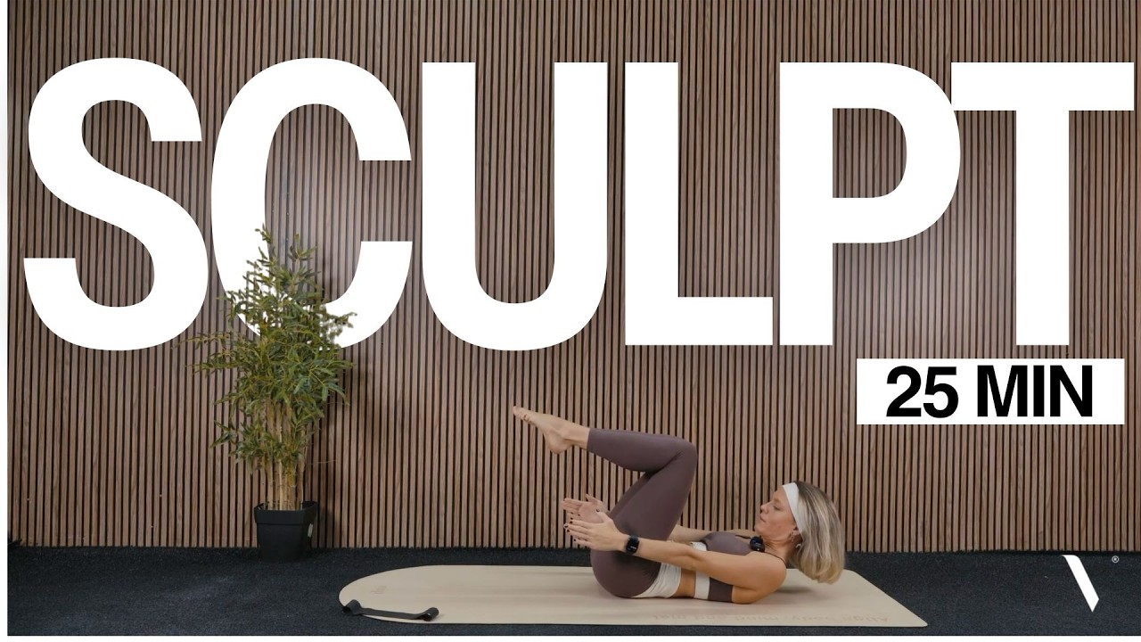 Rutina INTENSA de Pilates Sculpt: Glúteos + Abs en casa (Con Material)