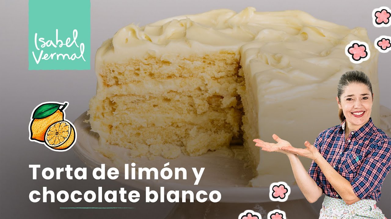 Torta de limón y chocolate blanco