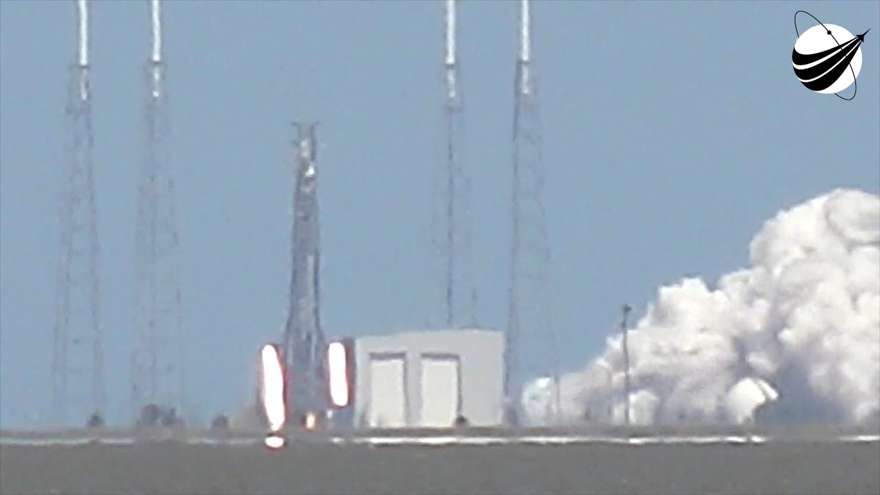 SpaceX - CRS14 - Static Fire Test  03-28-2018