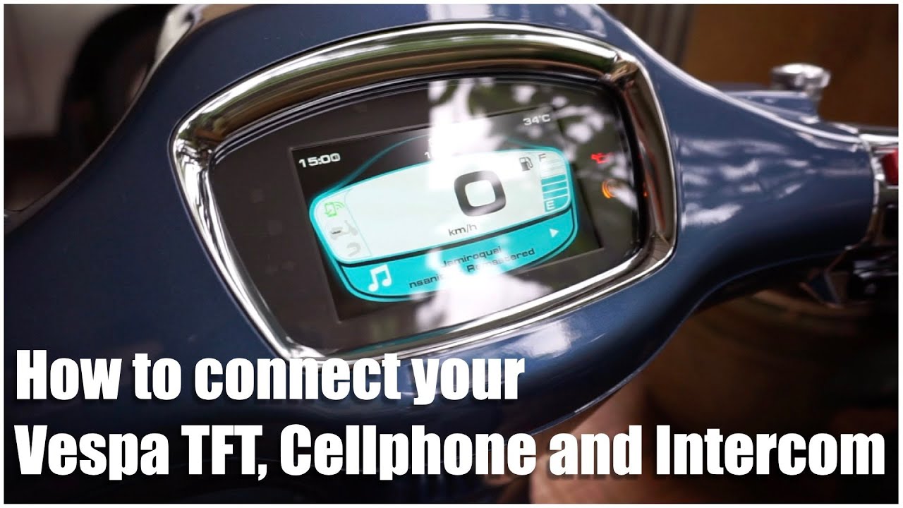 vespa tft display navigation manufacturer