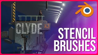 Blender - Make Stencil Brushes for Decals etc