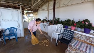 Köyde Bir Gün: Enginar ve Fidanları Suladık Mutfak Alışverişi Yaptık🛒