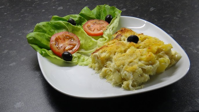 PORTUGUESE COD FISH WITH CREAM- PORTUGUESE BACALHAU COM NATASRECIPE !! 