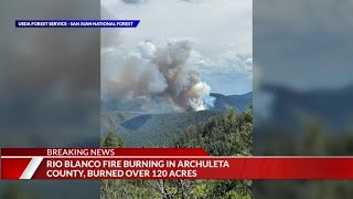 Evacuation ordered near Pagosa Springs for rapidly growing wildfire