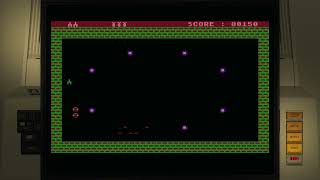 Arcade Bonanza : Bug Out Atari 8-Bit Emulated