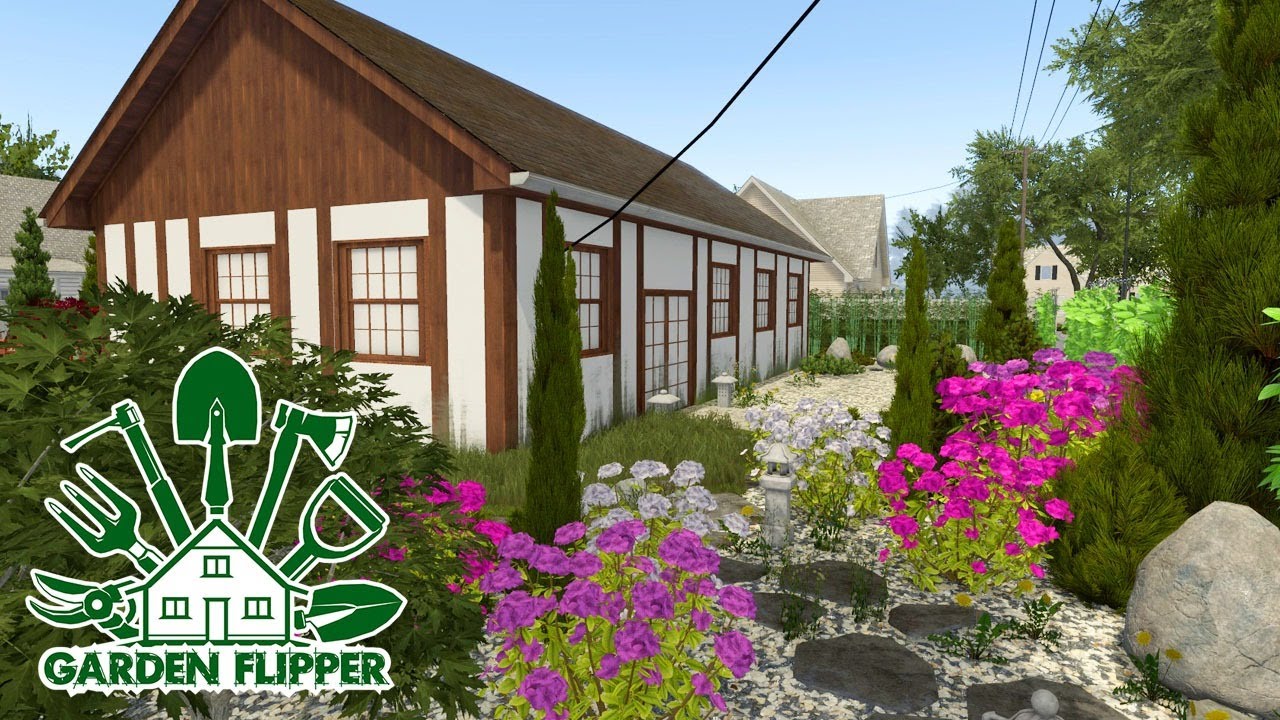 🏡JARDIM JAPONÊS Nova Atualização Garden Flipper (House Flipper) YouTube