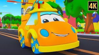 wheels fire truck street vehicle rhymes kids