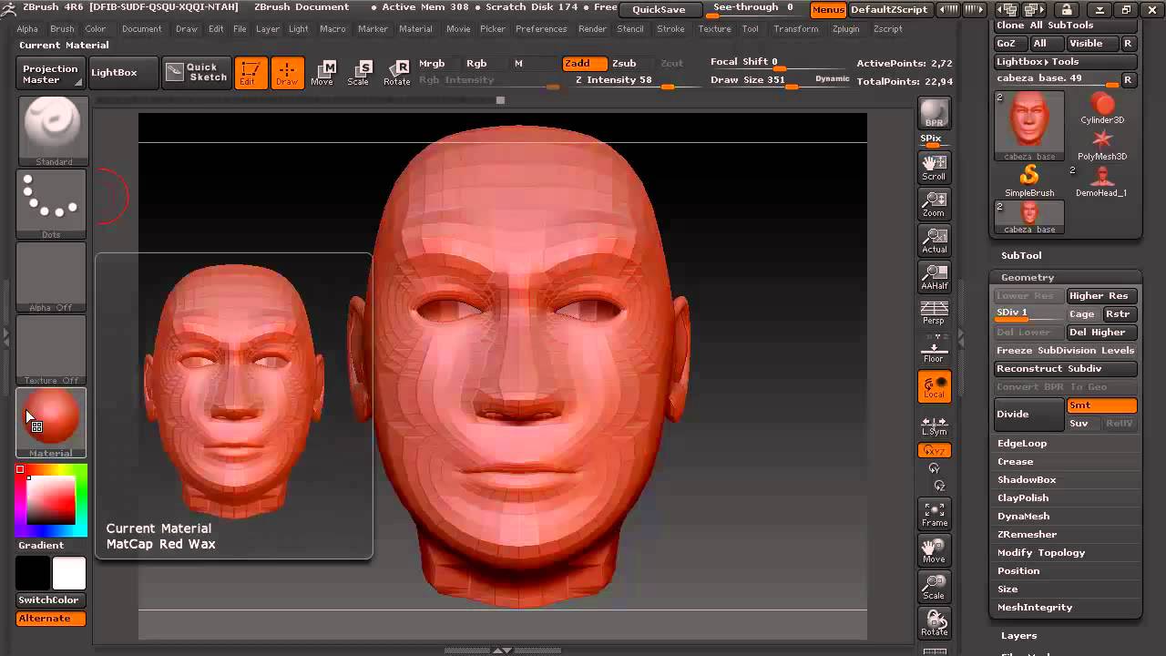 initialize zbrush 4r6