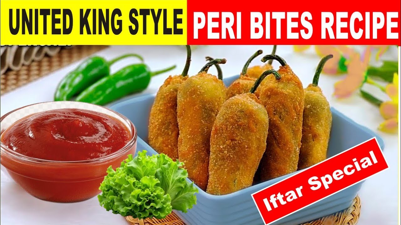 Peri Peri Bites Recipe | Chilli bites Recipe | Iftar Special | Mirchi pakora | chicken Peri Bites 