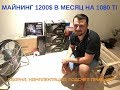 Майнинг ферма на 7 видеокарт GTX 1080 Ti - сборка, калькуляция, общая прибыль 1200$ в месяц