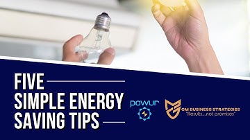 Simple Energy Saving Tips