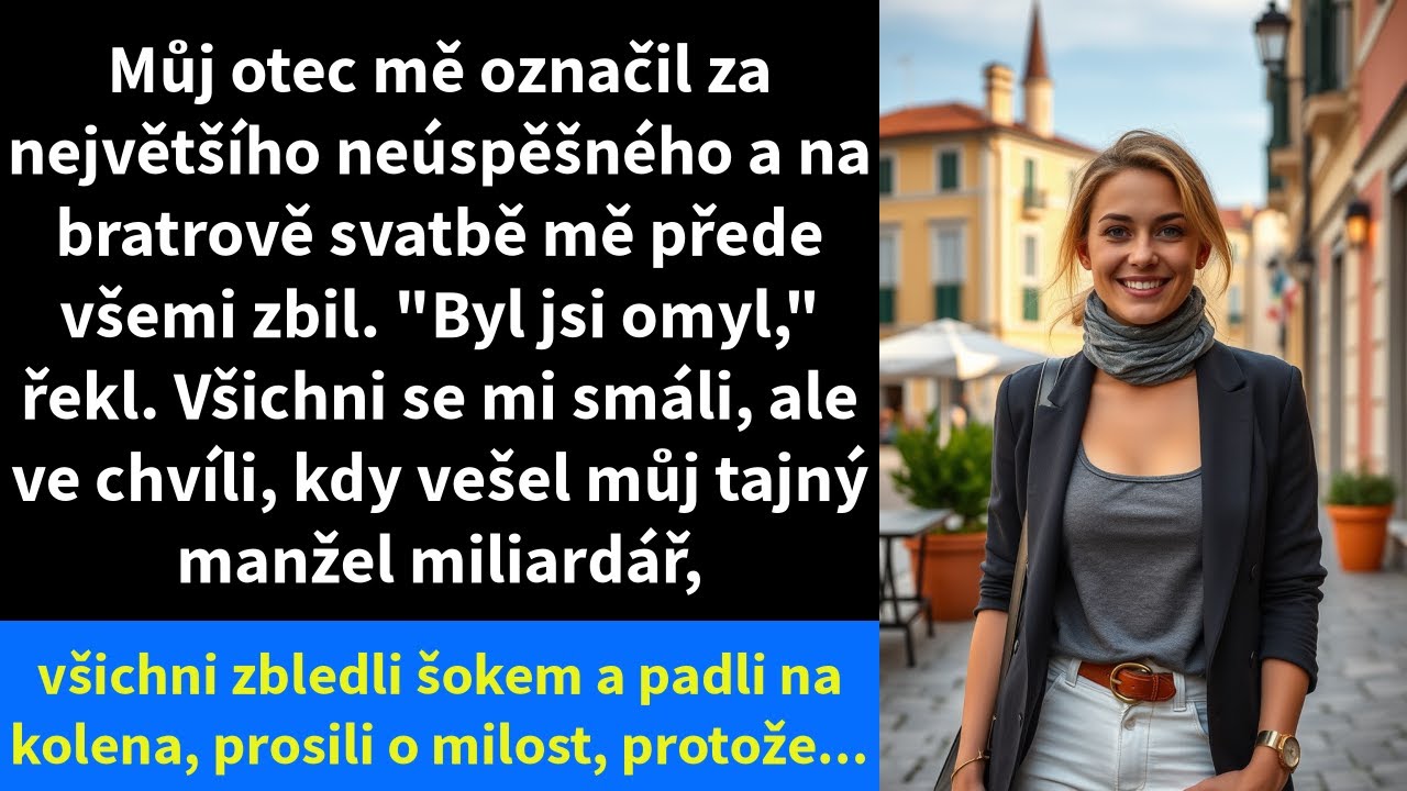 Můj otec mě označil za největšího neúspěšného a na bratrově svatbě mě přede všemi zbil.