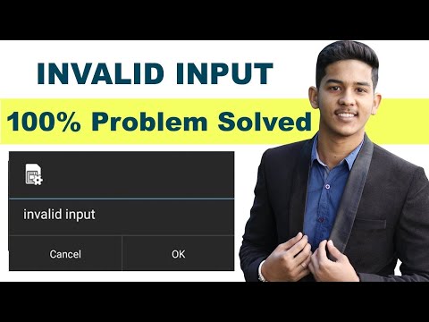 Invalid input all mobile problem solved | Error Solution in Mobile | Invalid input | Airtel Problem