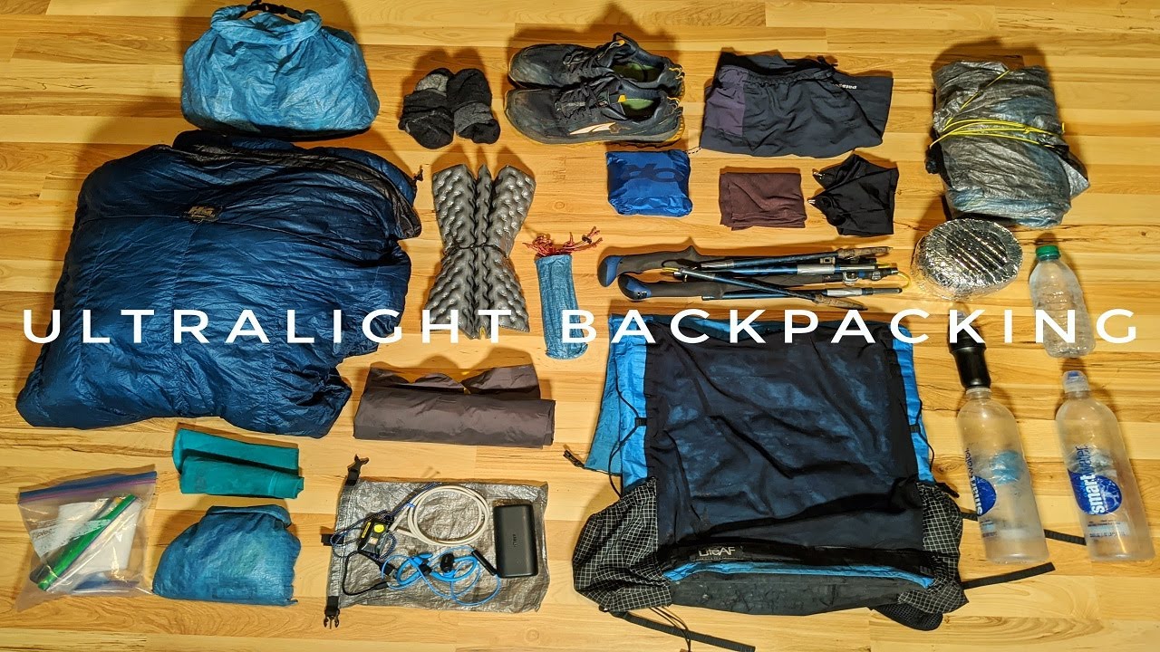 Ultralight Backpacking Gear List (9 lbs / 4 kg) 