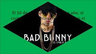 La Historia De Bad Bunny