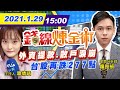 【中天財經頻道】20210129 錢線煉金術-封關前指數震盪! 台股本週累積跌880點｜中天財經頻道