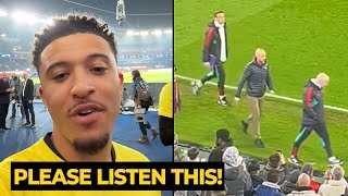 Sancho send message to Ten Hag after beating PSG and reaching UCL Final | Manchester United News