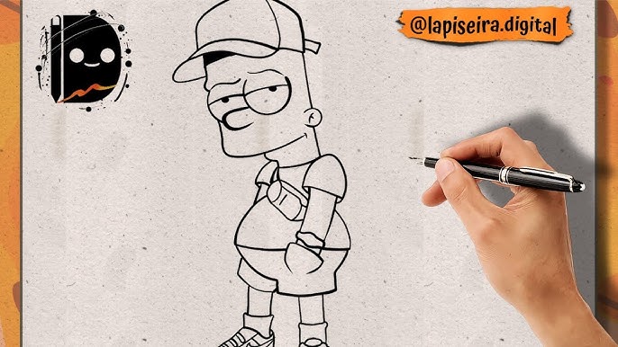 como desenhar desenhar como desenhar Bart Simpson #drawings #arte #des