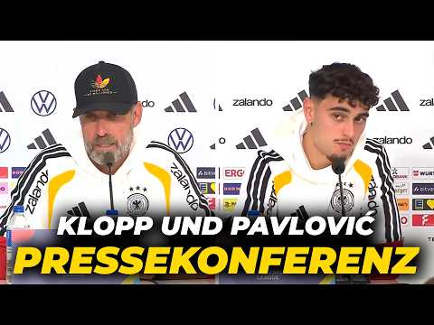 JÜRGEN KLOPP und ALEKS PAVLOVIĆ, vollständige PRESSEKONFERENZ nach GRIECHENLAND 0 - DEUTSCHLAND 0