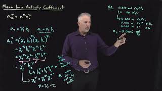 Mean Ionic Activity Coefficient