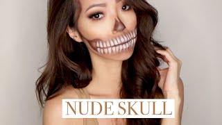 How to: Simple Skull 💀 Halloween Makeup