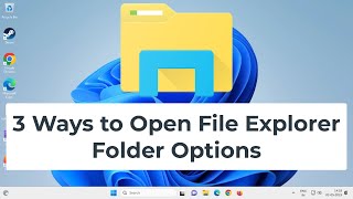 3 Ways To Open File Explorer Folder Options