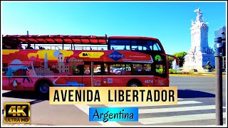 Walking Tour of Buenos Aires - AVENIDA DEL LIBERTADOR - Palermo - Argentina