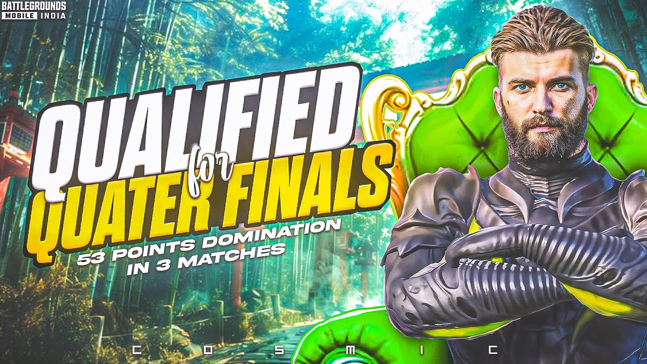 53 POINTS DOMINATION IN BGIS ROUND 4 🔥| QUALIFIED FOR QUARTERS FINALS 🧿🫶 | IGL POV ❤️ | INIxCosmic